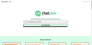 Chat.dev screenshot