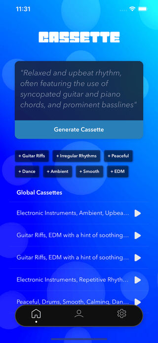 CassetteAI screenshot