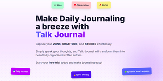 Talk Journal screenshot