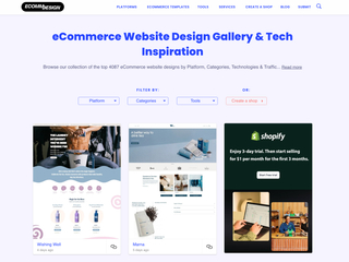 Ecommerce Design : Curated gallery of 4,000+ ecommerce website designs for inspiration screenshot