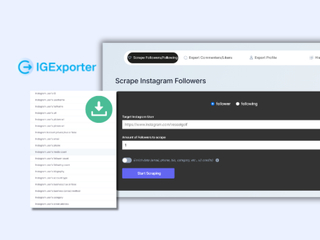 IGExporter: IG Follower Export Tool Online(With Email, No Restriction) screenshot