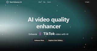 AI video quality enhancer screenshot