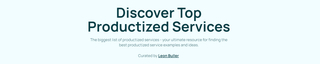 Productized Directory screenshot