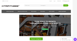 Website Introduction: www.ntaifitness.com screenshot