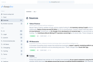 Changeflow screenshot