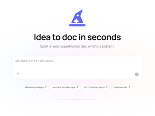 Spell : Spell is the AI alternative to Google Docs screenshot