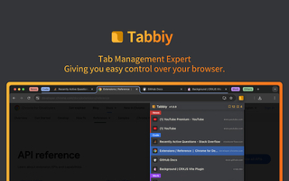 Tabbiy - Tab Auto Grouping & Management Expert screenshot