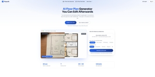 FloorAI – AI Floor Plan Generator You Can Edit screenshot