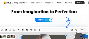 Xole AI Image Generator screenshot
