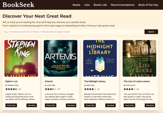 BookSeek screenshot
