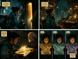 Prompt To Comic screenshot