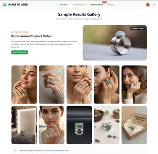 VirWorld AI - Best Image to Video AI for Etsy & E-commerce screenshot