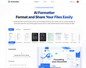 AI Formatter screenshot