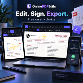 Online PDF Edits screenshot