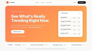 Trendsfox - See What's Really Trending screenshot