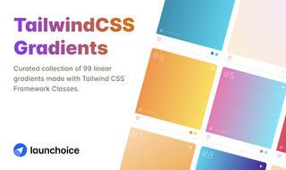 TailwindCSS Gradients launched on ProductHunt screenshot
