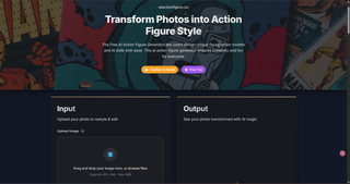 Free AI Action Figure Generator screenshot