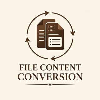 File Content Conversion screenshot