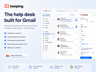 Keeping : Turns Google Workspace Into Your Team’s Help Desk screenshot