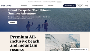 Clubmed screenshot