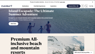 Clubmed screenshot