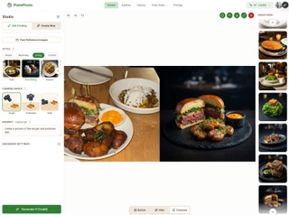 Plate Photo AI screenshot
