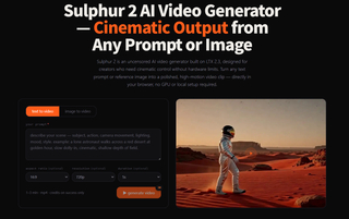 Sulphur 2 AI Video Generator screenshot