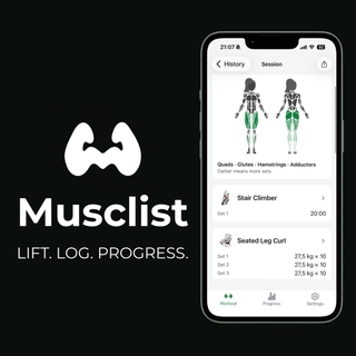 Musclist screenshot
