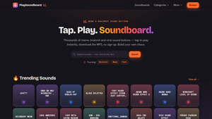 PlaySoundboard screenshot