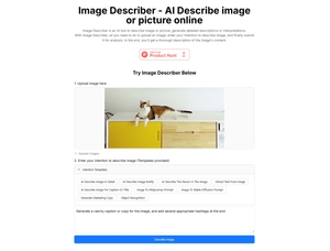 Image Describer screenshot