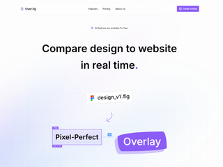 Over.fig : Compare Figma design to website in real time screenshot