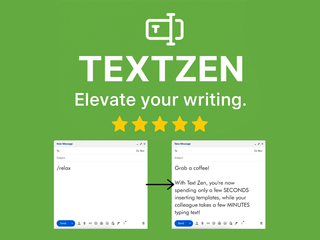 Text Zen : Save time with web Text Expander shortcuts and power auto text snippets. screenshot
