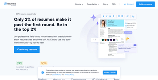 Resume.io screenshot