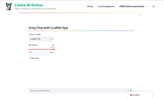 Free Online Llama 3 Chat screenshot