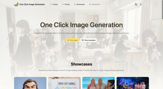 One Click Image Generation screenshot