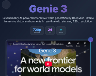 Genie 3 - AI-Powered Interactive World Generation screenshot