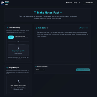 Make Notes Fast screenshot