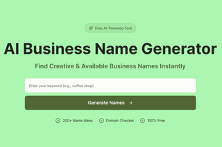 AI Business Name Generator screenshot