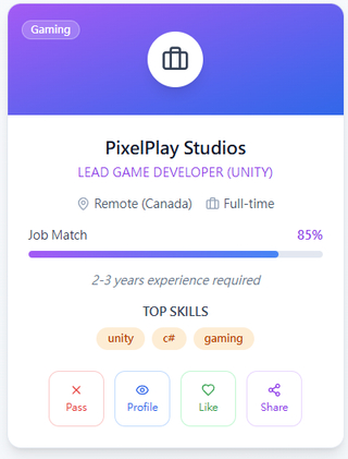 SwipeHire screenshot