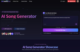 MeloCool-AI Song Generator screenshot