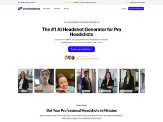 ExecHeadshots : AI Headshot Generator for Professional Headshots screenshot