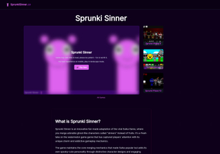 Sprunki Sinner screenshot