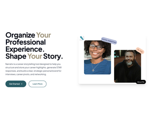 Narrativ : AI powered career storytelling tool screenshot