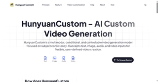 HunyuanCustom screenshot