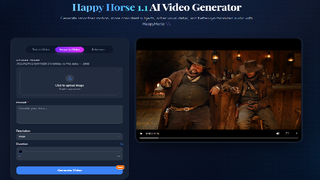 Happy Horse 1.1 AI Video Generator screenshot