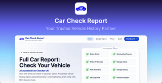 Car Check Report screenshot