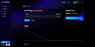 Sorsa API screenshot