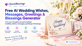 AI Wedding Wishes Generator screenshot