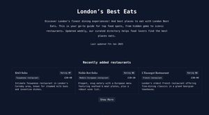 London Best Eats screenshot