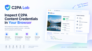 C2PA Lab screenshot